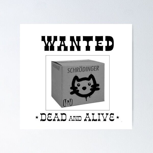 Schrodinger's Cat Wanted Poster
