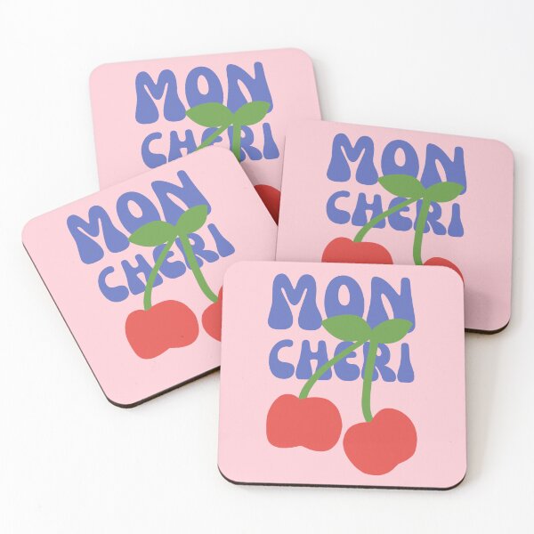 Item preview, Mon cheri cherry abstract design  designed and sold by Kavemedia.