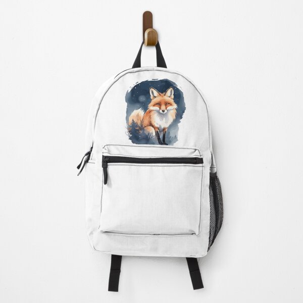 Item preview, Watercolor Fox at the Night Hand - Drawn illustration designed and sold by MaateoDesign.