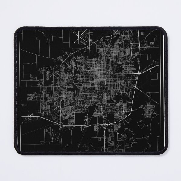 Item preview, Springfield City Map designed and sold by SHAMPAIN-ART-CO.