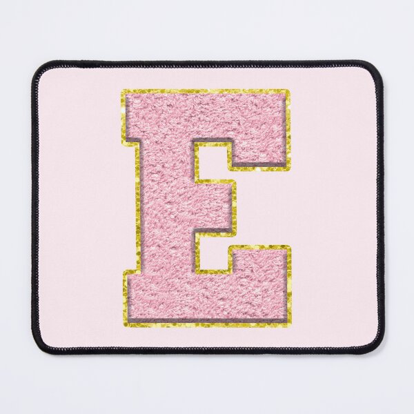 Item preview, E Preppy Varsity Letter Patch designed and sold by Creative Brat Design Studio.