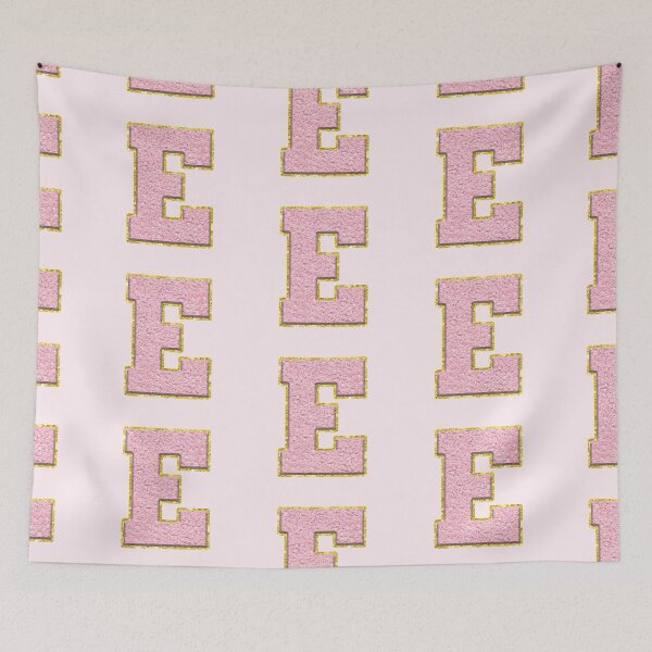 Item preview, E Preppy Varsity Letter Patch designed and sold by Creative Brat Design Studio.