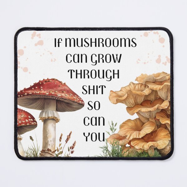 Item preview, Mushroom Motivational Fall Design designed and sold by PrintinglyArt.