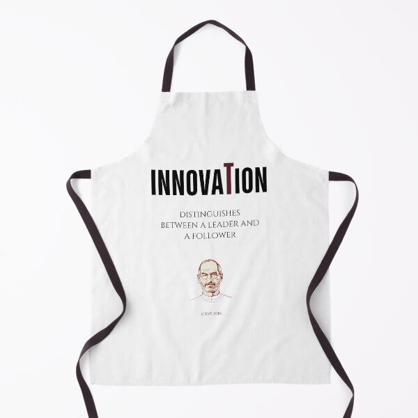 Item preview, Innovation distinguishes between a leader and a follower, quote by Steve Jobs designed and sold by VarnaChitra.