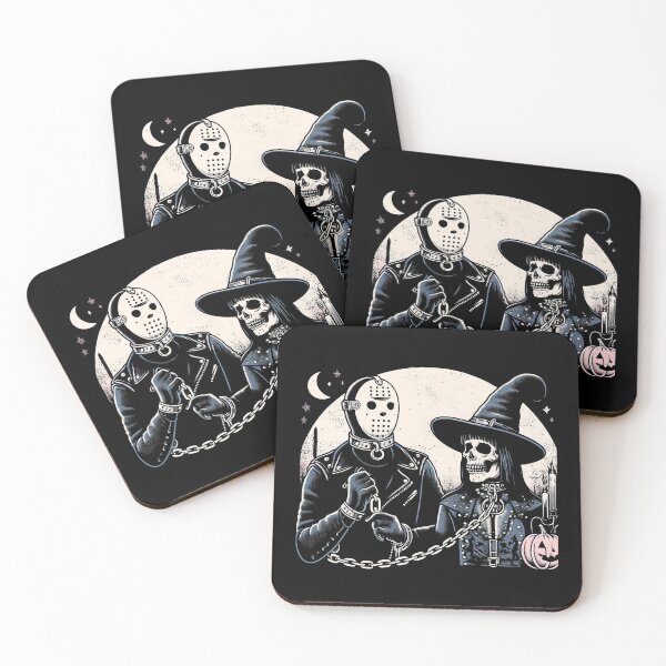 Item preview, Halloween Couple - Horror and Witchcraft Fusion Design designed and sold by Tabu Touch.