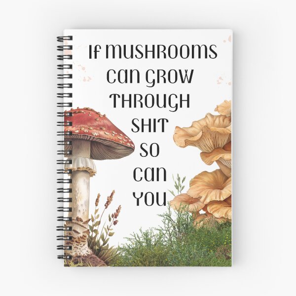 Item preview, Mushroom Motivational Fall Design designed and sold by PrintinglyArt.