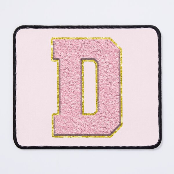Item preview, D Preppy Varsity Letter Patch designed and sold by Creative Brat Design Studio.