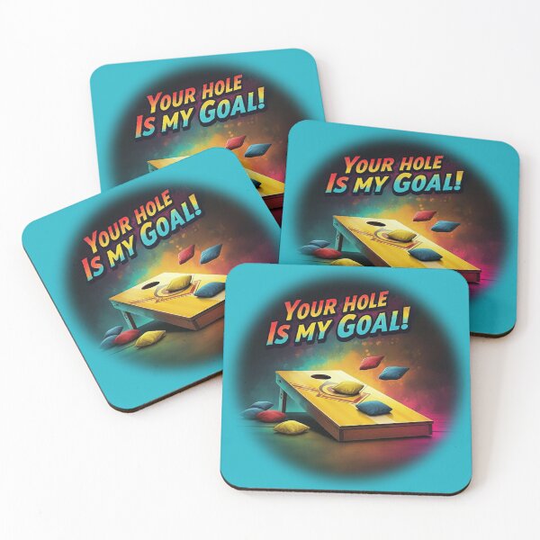 Item preview, Cornhole - Your Hole Is My Goal - Beanbag - Blue designed and sold by JLEmporium.