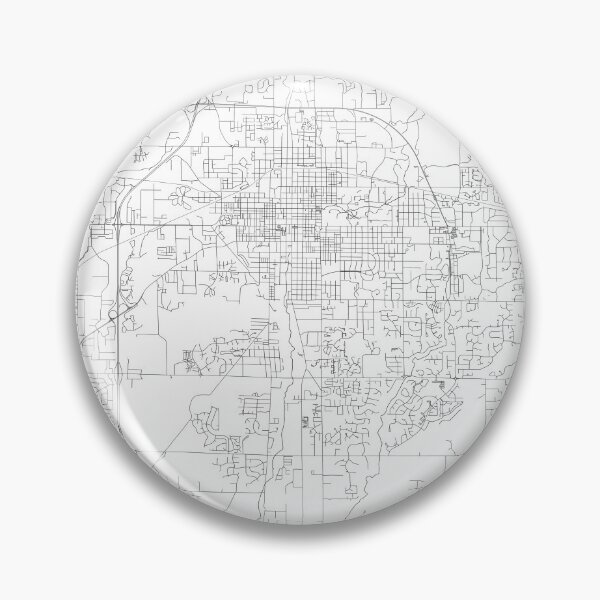 Artikelvorschau, Stadtplan von Bloomington entworfen und verkauft von SHAMPAIN-ART-CO.
