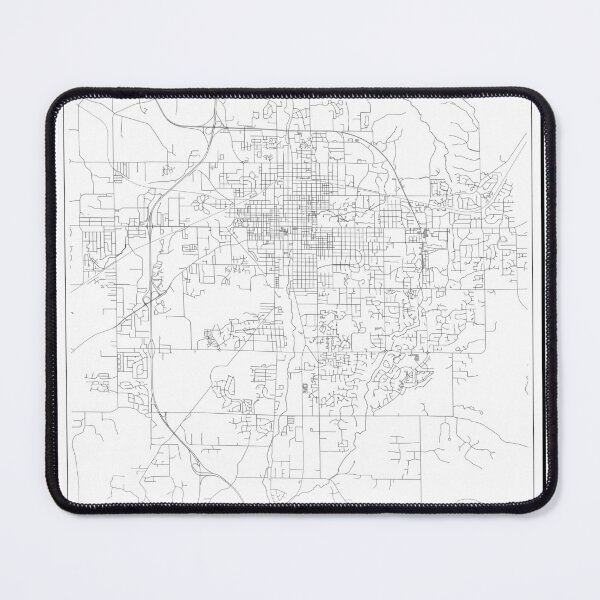 Item preview, Bloomington City Map designed and sold by SHAMPAIN-ART-CO.