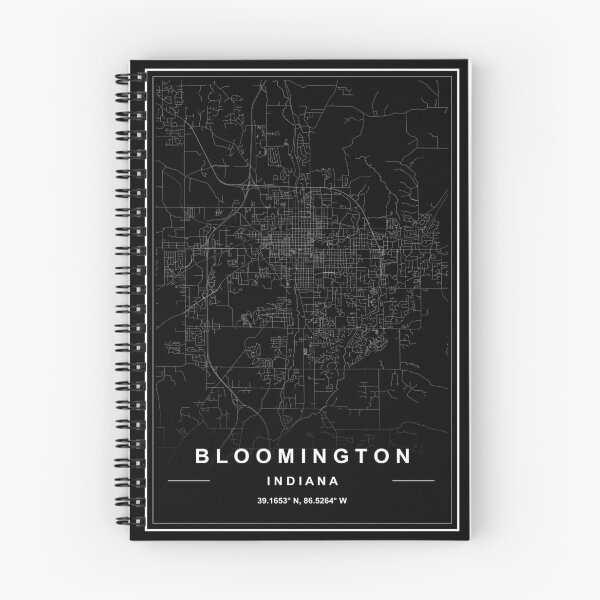 Item preview, Bloomington City Map designed and sold by SHAMPAIN-ART-CO.