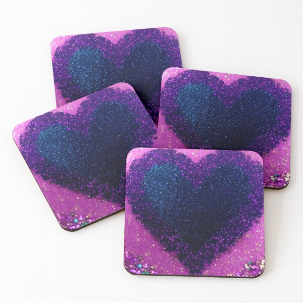 Item preview, Purple Heart & Glitter designed and sold by TheDarkWardrobe.