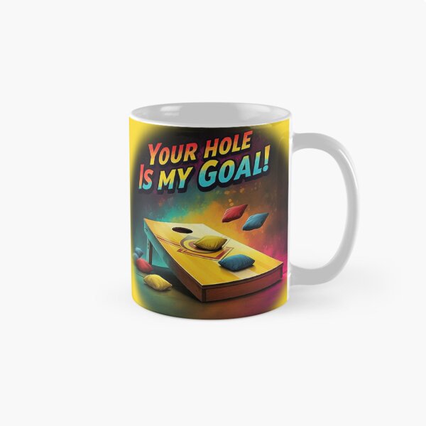 Item preview, Cornhole - Your Hole Is My Goal - Beanbag - Yellow designed and sold by JLEmporium.