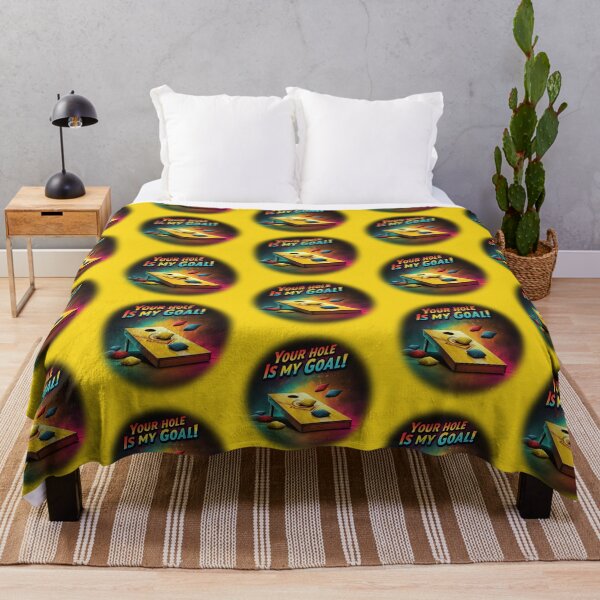 Item preview, Cornhole - Your Hole Is My Goal - Beanbag - Yellow designed and sold by JLEmporium.