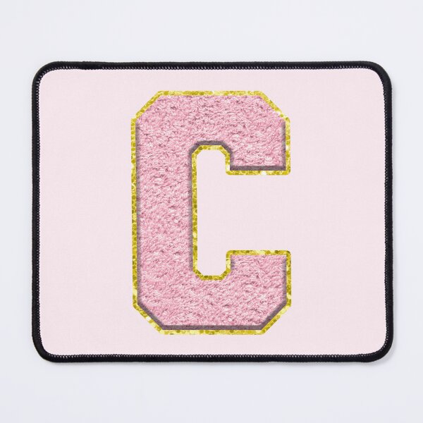 Item preview, Letter C Preppy Varsity Letter Patch designed and sold by Creative Brat Design Studio.