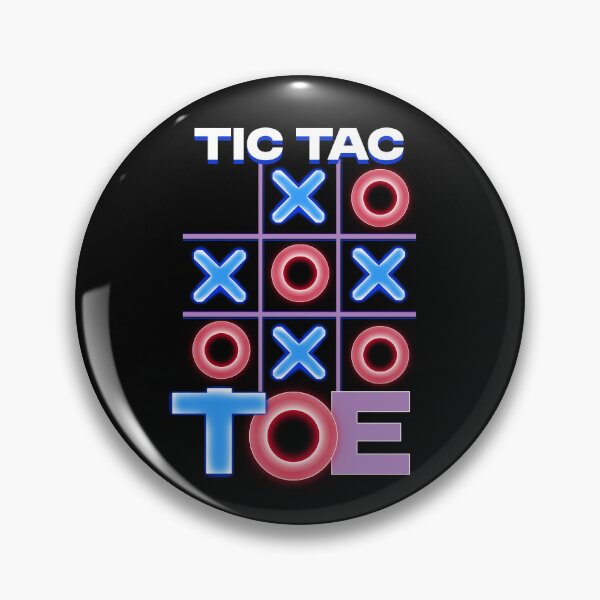 Item preview, Neon Glow Tic Tac Toe designed and sold by koreatvtea.