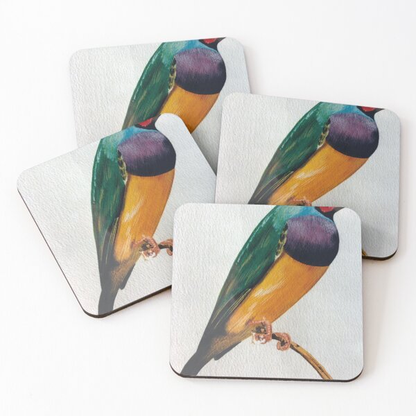 Item preview, Australian Gouldian Finch designed and sold by artforartsake24.