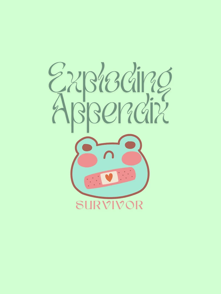 Thumbnail 5 of 5, iPhone Case, Exploding Appendix Survivor Frog designed and sold by BookInhaler.