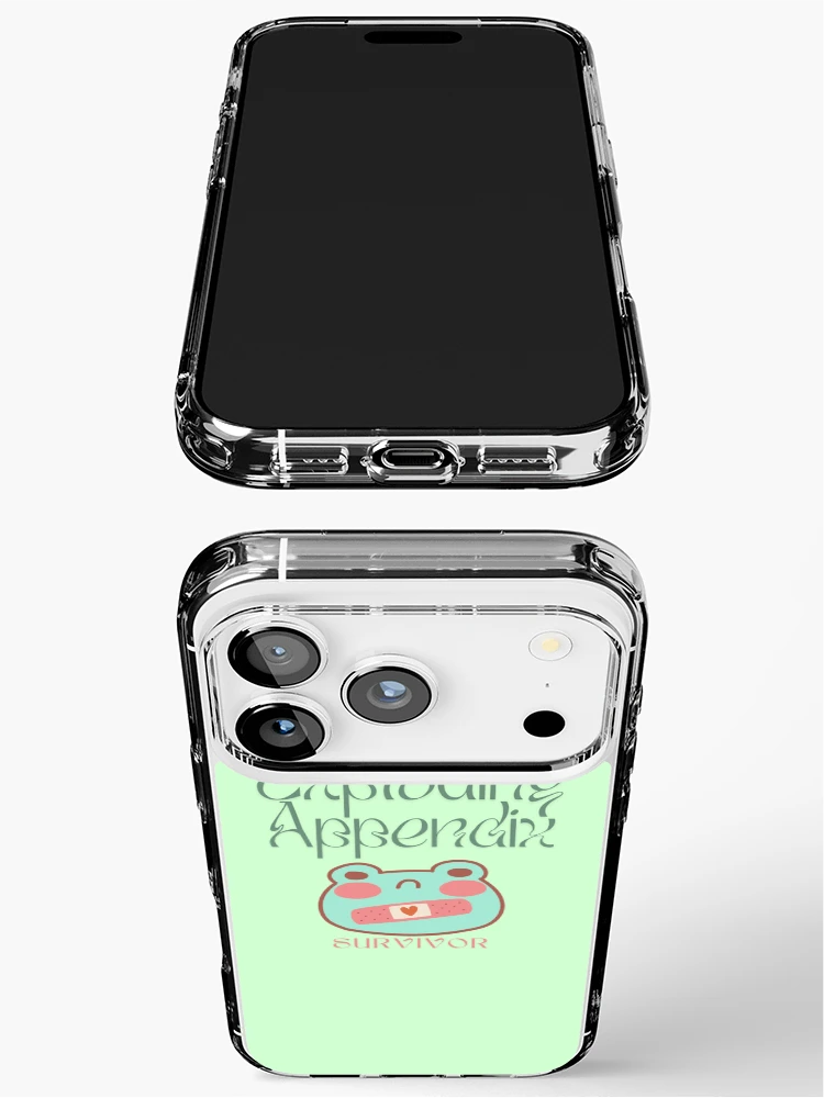 Thumbnail 3 of 5, iPhone Case, Exploding Appendix Survivor Frog designed and sold by BookInhaler.