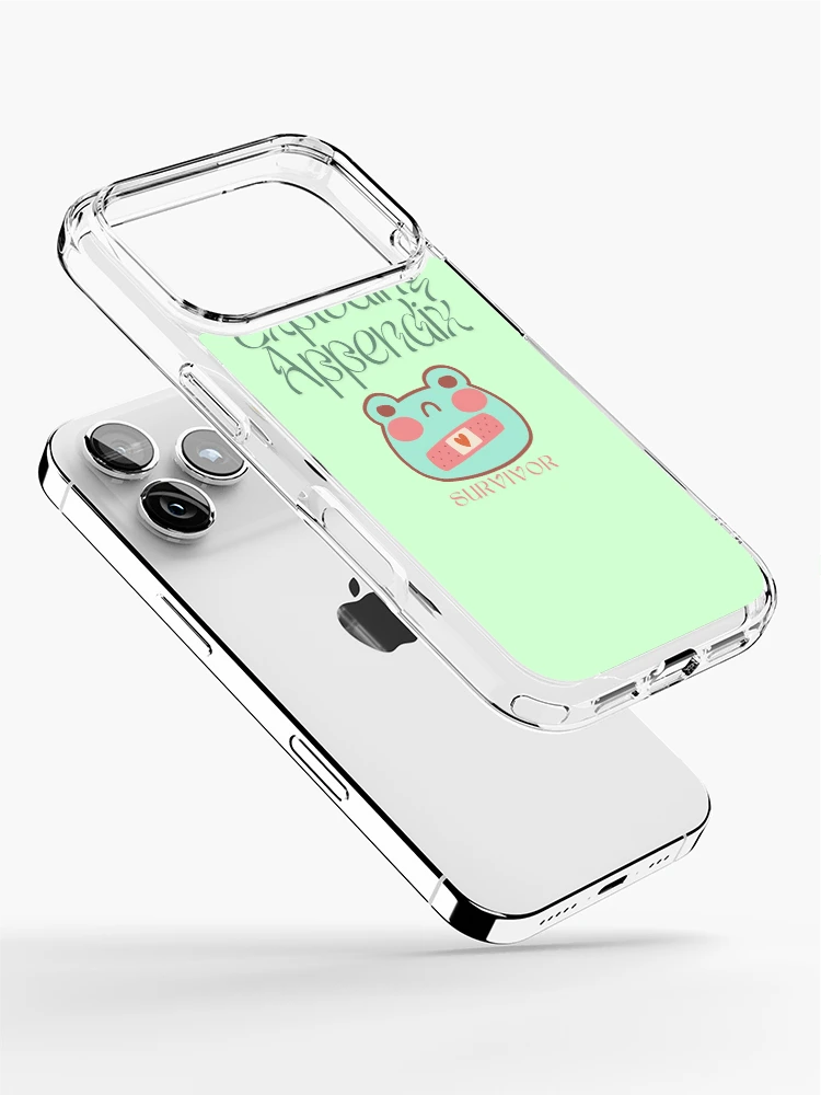 Thumbnail 2 of 5, iPhone Case, Exploding Appendix Survivor Frog designed and sold by BookInhaler.