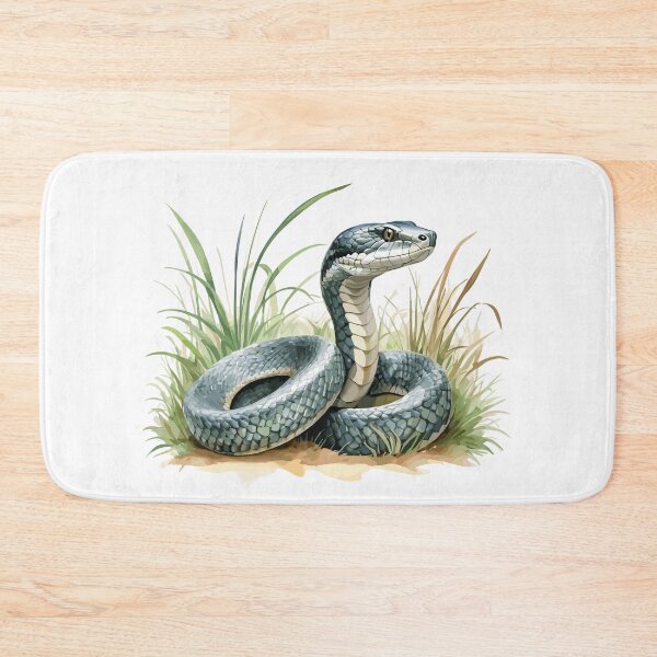 Item preview, Watercolor Cobra in the Grass designed and sold by MaateoDesign.