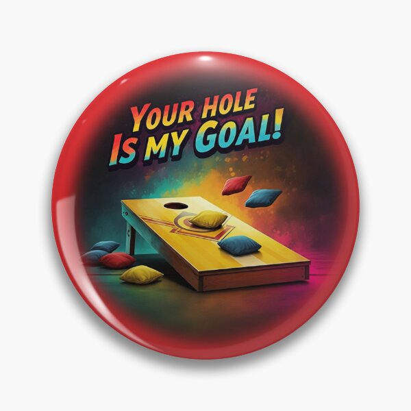 Item preview, Cornhole - Your Hole Is My Goal - Beanbag - Red designed and sold by JLEmporium.