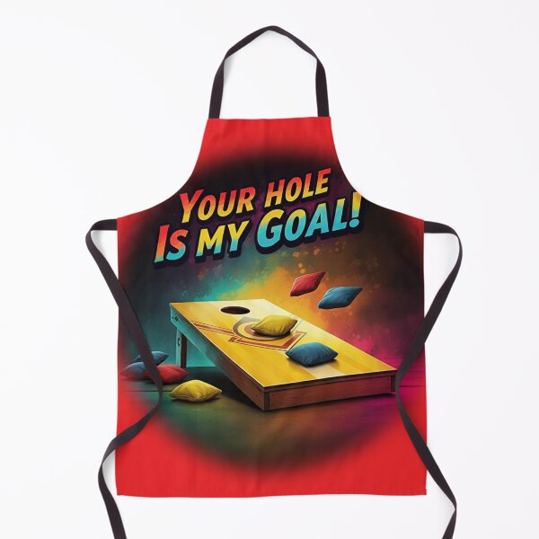 Item preview, Cornhole - Your Hole Is My Goal - Beanbag - Red designed and sold by JLEmporium.