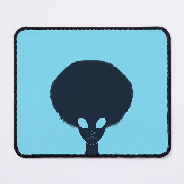 Item preview, Alien with an afro designed and sold by Zen Lael.