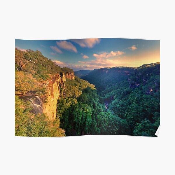 Falls Creek Sunset Poster