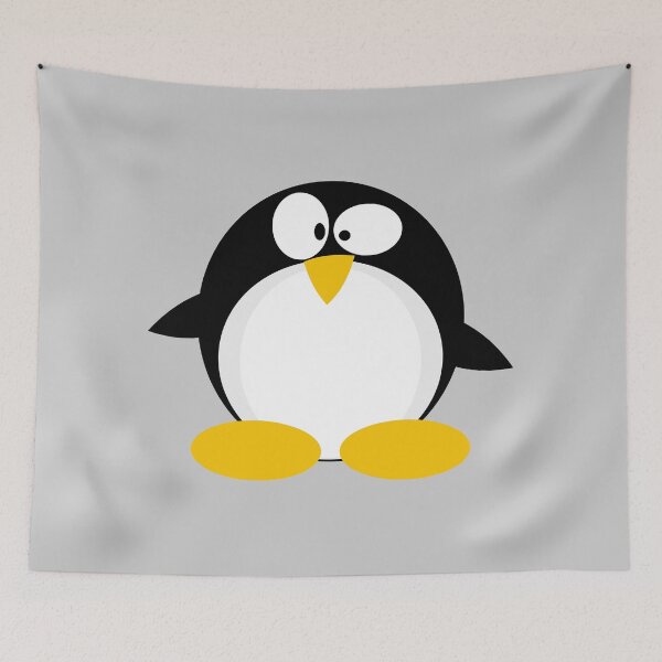 Item preview, Round Penguin designed and sold by IceBlueDesigns.