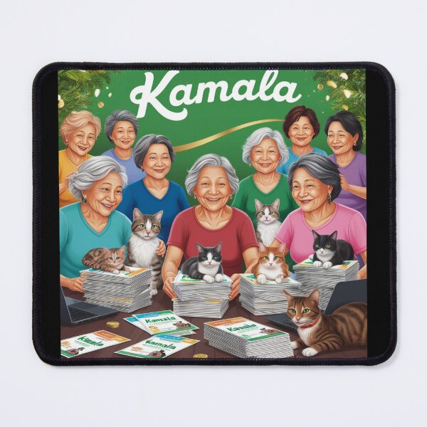 Item preview, cat ladies for kamala campaign designed and sold by VibeTwist.