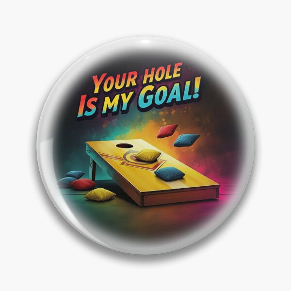 Item preview, Cornhole - Your Hole Is My Goal - Beanbag - White designed and sold by JLEmporium.