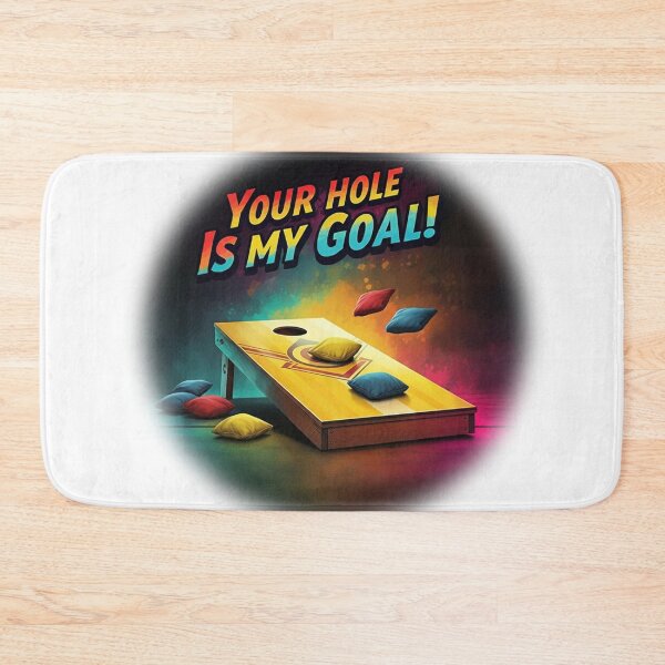 Item preview, Cornhole - Your Hole Is My Goal - Beanbag - White designed and sold by JLEmporium.