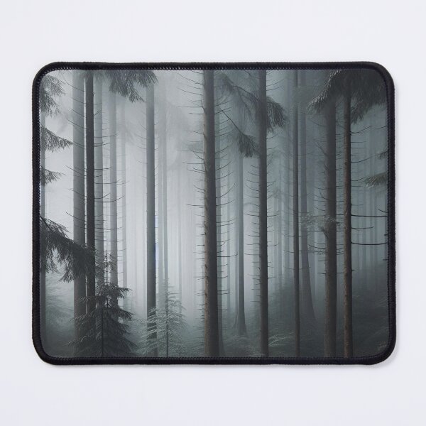 Item preview, Trees covered in mist designed and sold by mahmoudfarrag.