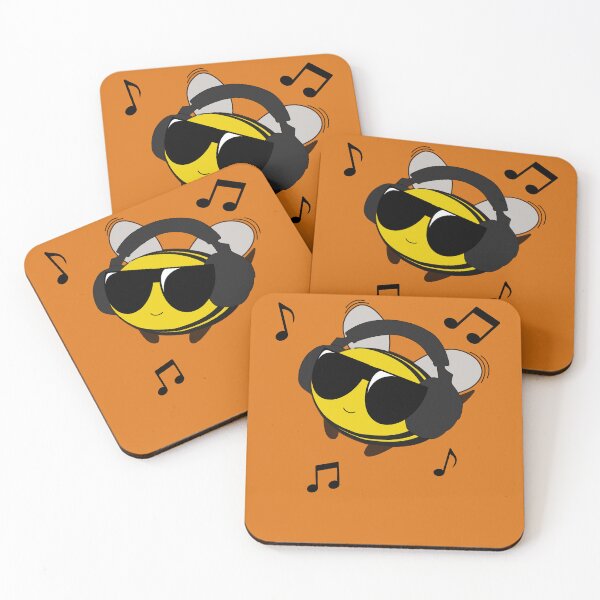 Bee Chillin' Coasters (Set of 4)