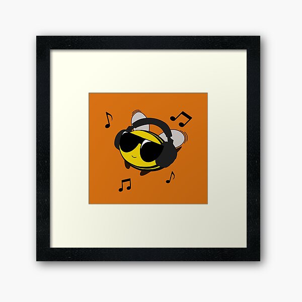 Bee Chillin' Framed Art Print
