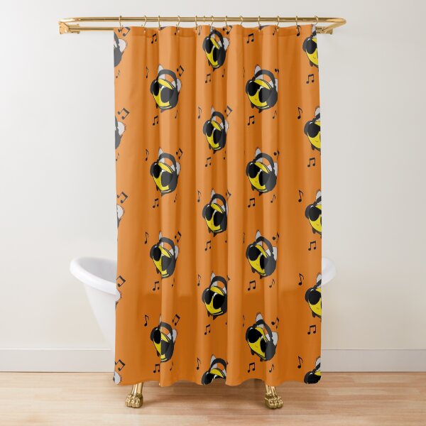 Bee Chillin' Shower Curtain