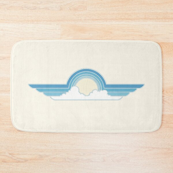 Item preview, Blue Sky with Fluffy Clouds Pilot Wings Design  designed and sold by skye-studio.