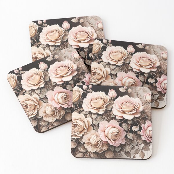 Item preview, Vintage Pink and Cream Roses designed and sold by FlowerMeFlorals.