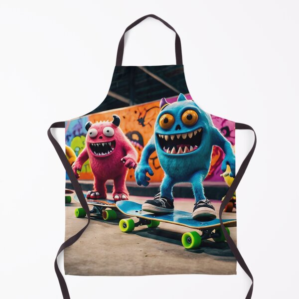 Item preview, "Monsters on Wheels: Fun at the Skatepark" designed and sold by Sartawsky.