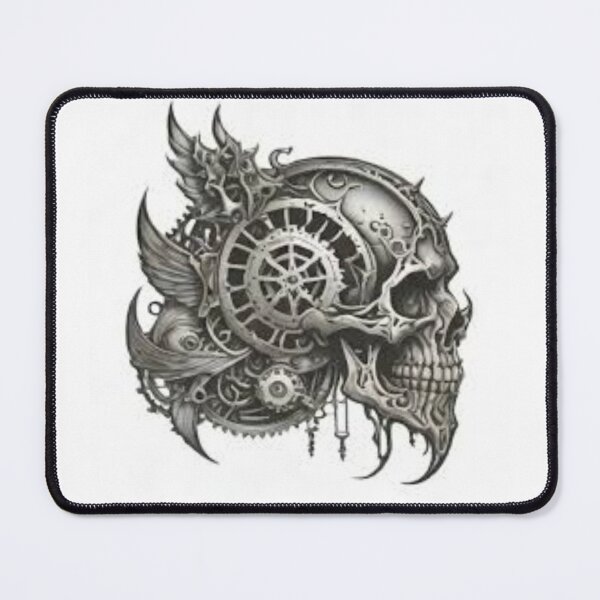 Item preview, gothic skull illustration designed and sold by davidbjones254.