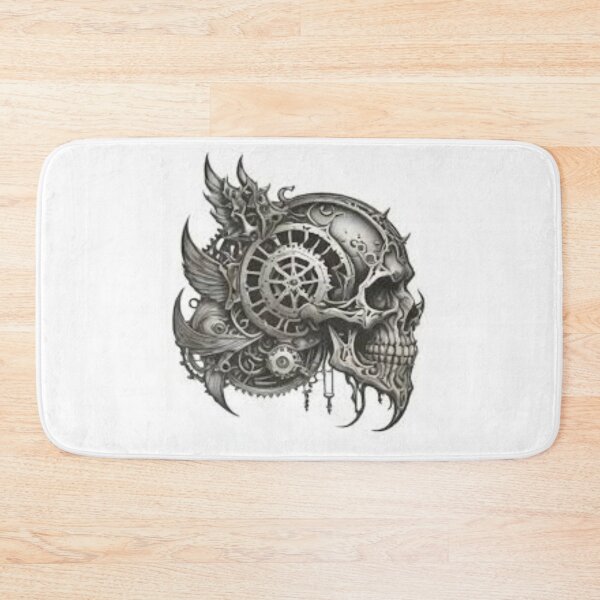 Item preview, gothic skull illustration designed and sold by davidbjones254.