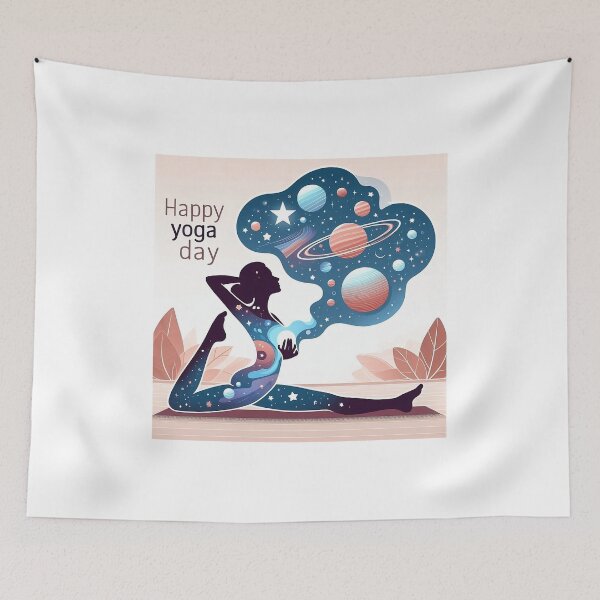 Item preview, Happy Yoga Day designed and sold by Day Dreamer.