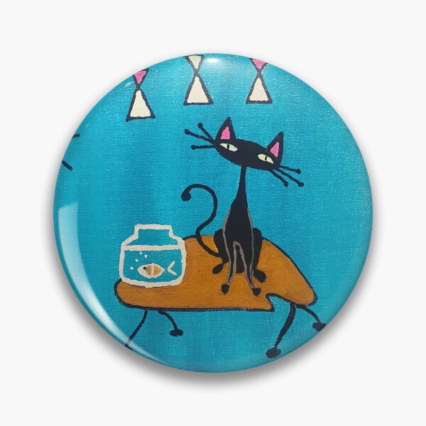 Item preview, Mid century modern kitty designed and sold by FeathersnFlight.