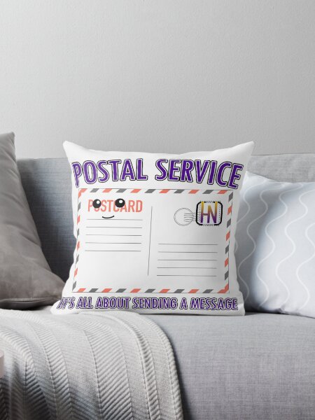 Postal Service Throw Pillow