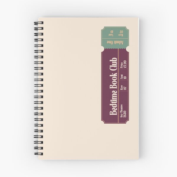 Item preview, Bedtime Book Club Ticket designed and sold by BookInhaler.