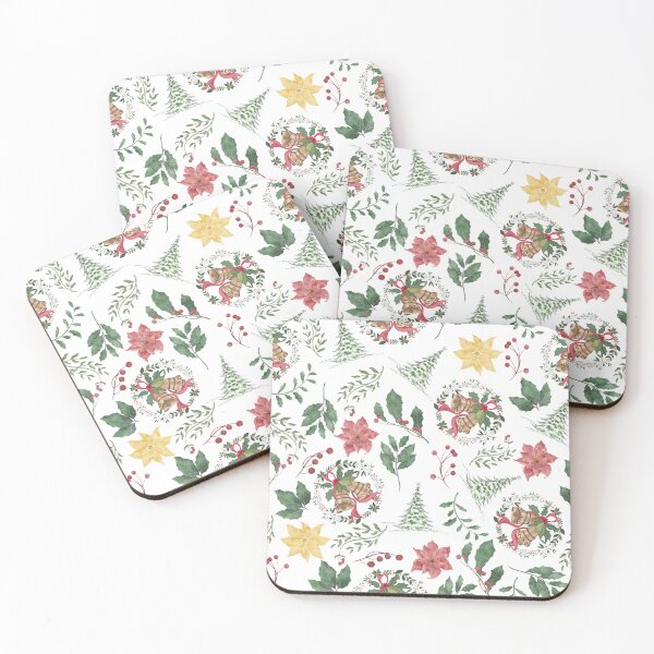 Item preview, Watercolor Christmas Plants  designed and sold by Haunted Moon.