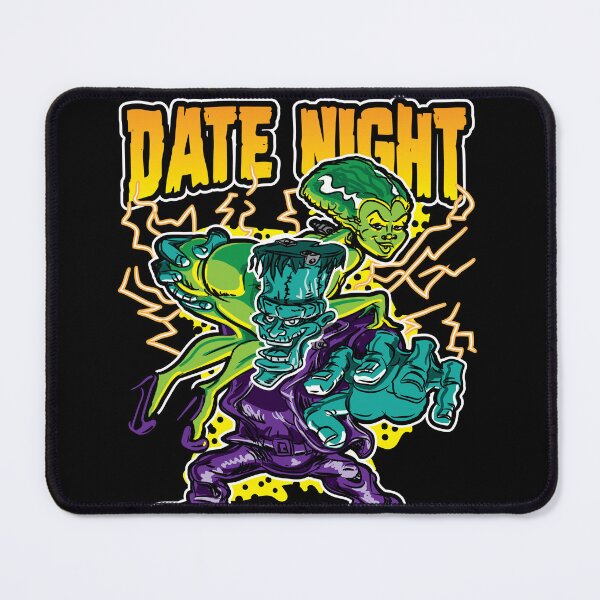 Item preview, Frankenstein's Monster and Bride on Date Night by eShirtLabs designed and sold by eShirtLabs.
