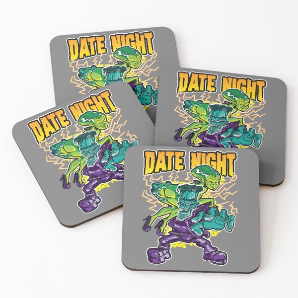 Item preview, Frankenstein's Monster and Bride on Date Night by eShirtLabs designed and sold by eShirtLabs.