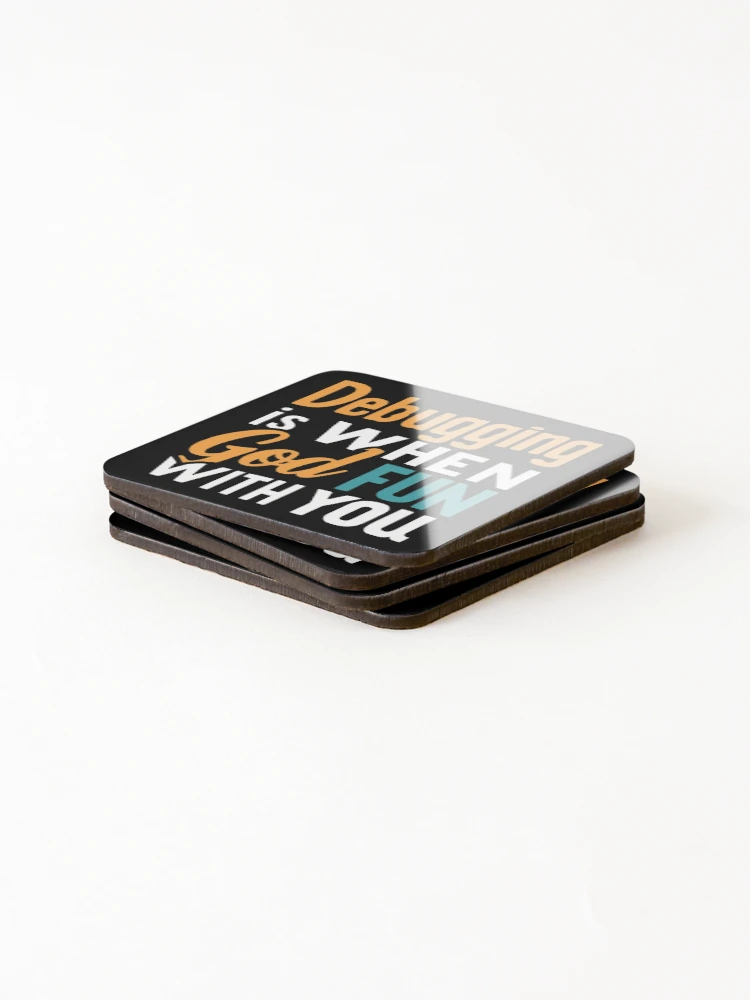 Thumbnail 4 of 5, Coasters (Set of 4), Debugging designed and sold by Thompika.